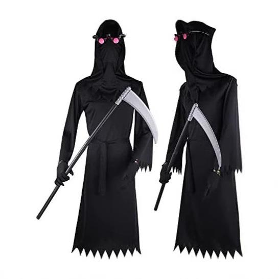 2025万圣节cospaly服装红光眼镜死神发光眼镜动漫cosplay恐怖服装