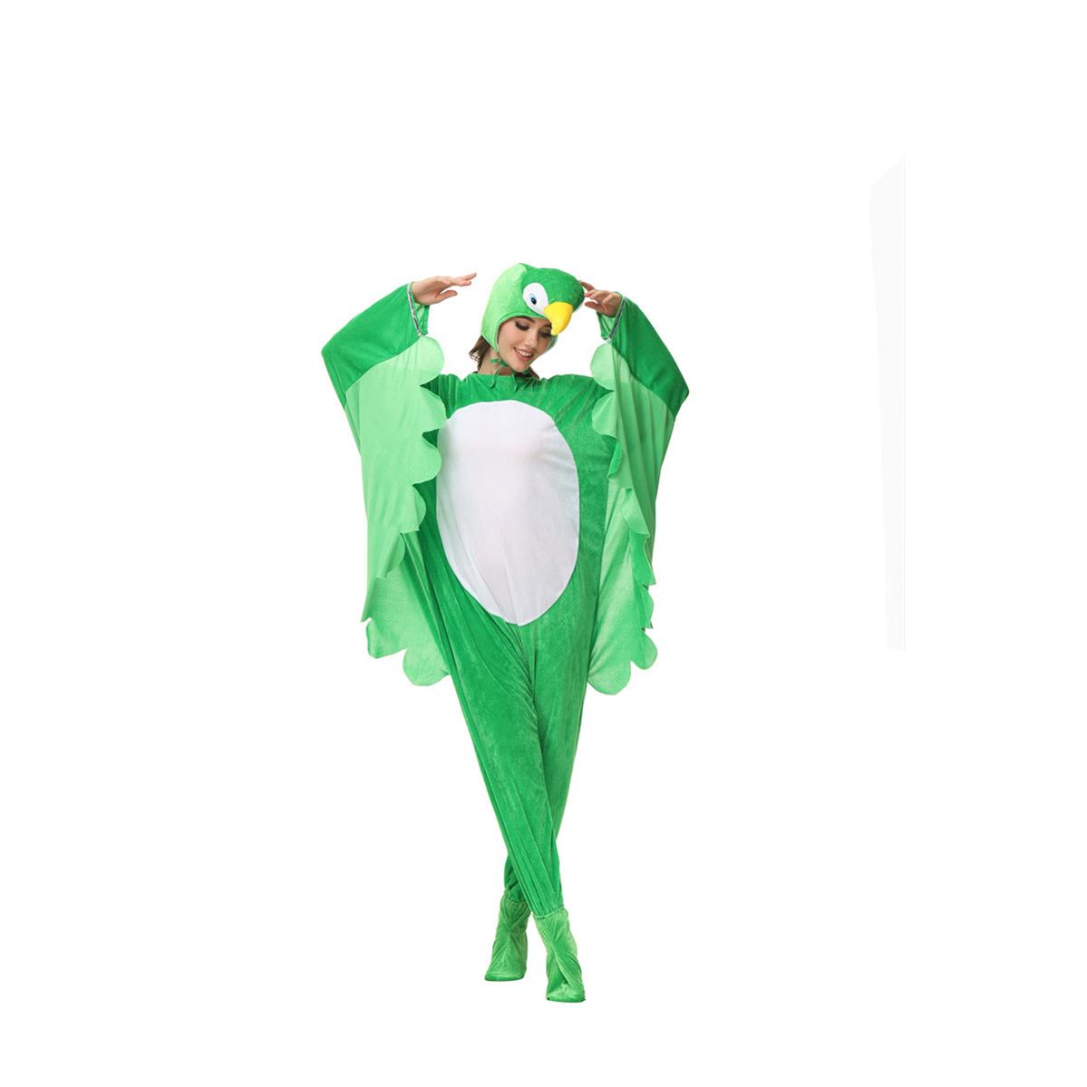 新款卡通动物成人连体衣套装cos服扮演鹦鹉白天鹅大象演出服装
