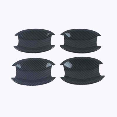 适用于02-08款日产Nissan CUBE z11拉手车门把手碳纤纹门碗握手贴