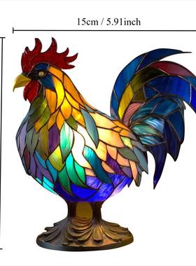跨境新品魔幻幻彩奇幻动物灯形象雕塑彩光设计usb插头灯光开关摆