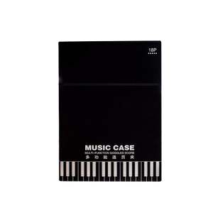 8连免翻页不反光连展钢琴谱夹子可修改乐谱夹活页钢琴谱夹册曲夹