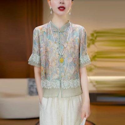 新中式国风复古短款外套女