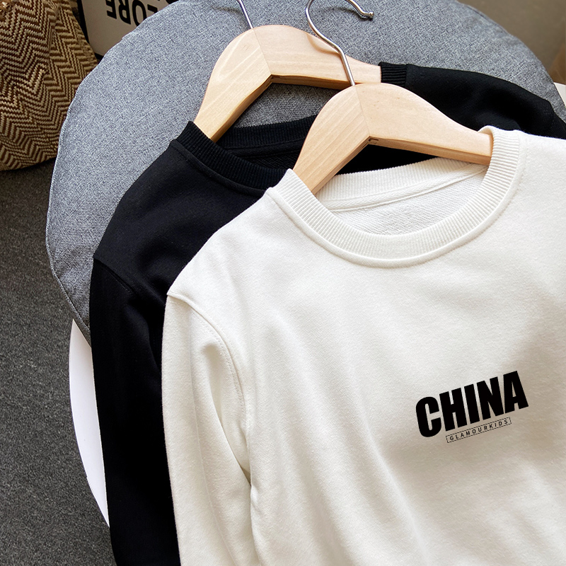 2024新款秋季男童中国风圆领卫衣