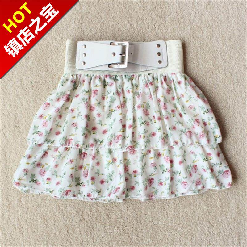 春夏装新款韩c版中腰百褶裙蓬蓬裙裤碎花短裤裙半身裙子|ruв категории Женская одежда, юбка - от Buy2taobao.com для оказания профессиональной услуги покупки агента Taobao
