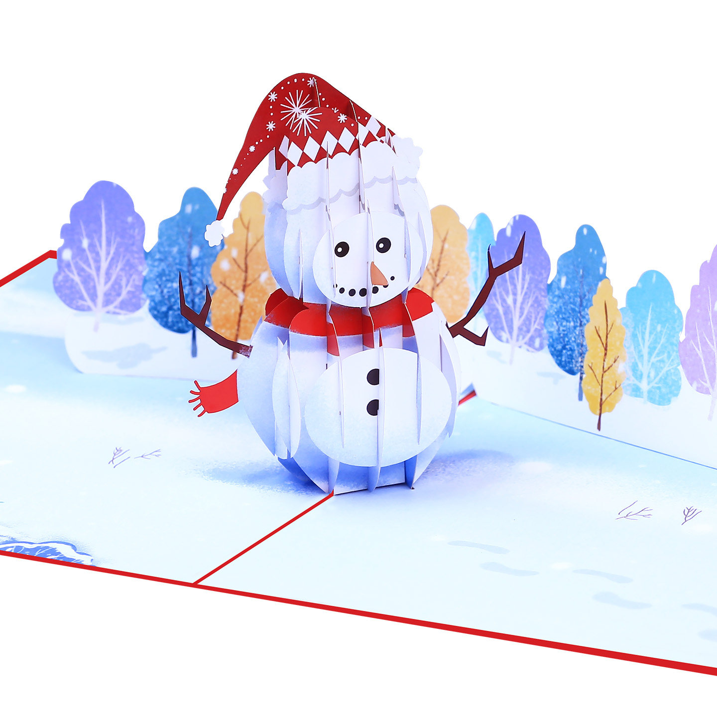 圣诞节贺卡美好祝福送恋人男生女孩子礼物创意手工立体树小卡片