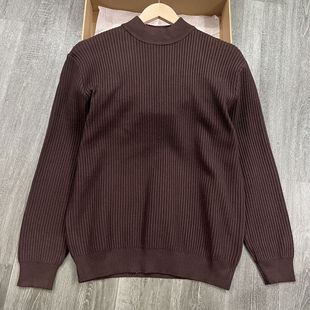 半高领毛衣男款2025新款秋冬款修身内搭高级感痞帅套头长袖针织衫