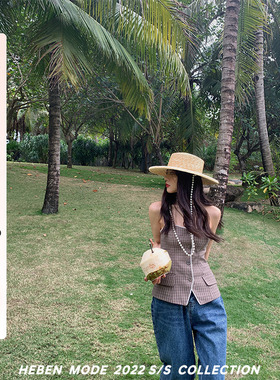 HEBEN MODE 全场我zui靓 春夏新款设计感内搭很加分抹胸吊带