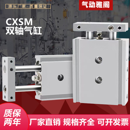 双轴双杆CXSM10-15/25/32-40-50-75-100-125-150TR20-60S200-250