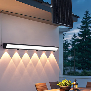 欧铭仕分体太阳能庭院户外室外氛围山丘洗墙花园墙壁装 饰洗墙灯