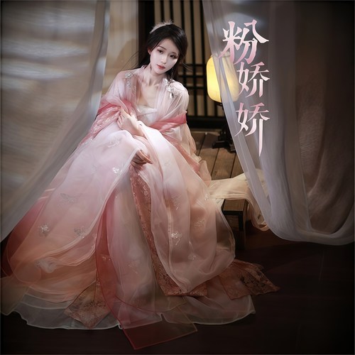 汉服女宋制大袖衫齐腰裙古风超仙