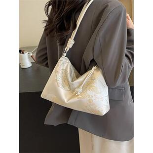 包包女新中式国风大容量2026新款百搭布包斜挎包高级感通勤托特包