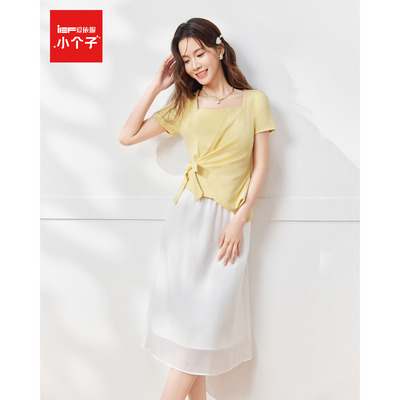 IEF/爱依服【小个子】时尚套装2025夏季新款韩版气质显瘦上下套裙