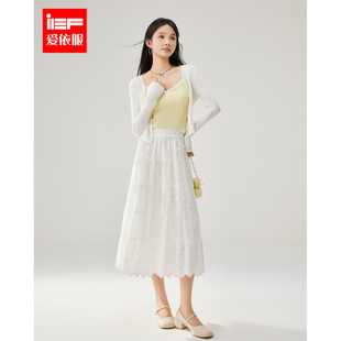 IEF 度假少女月光甜美百搭显瘦初夏流行单裙 爱依服2025夏季 新款