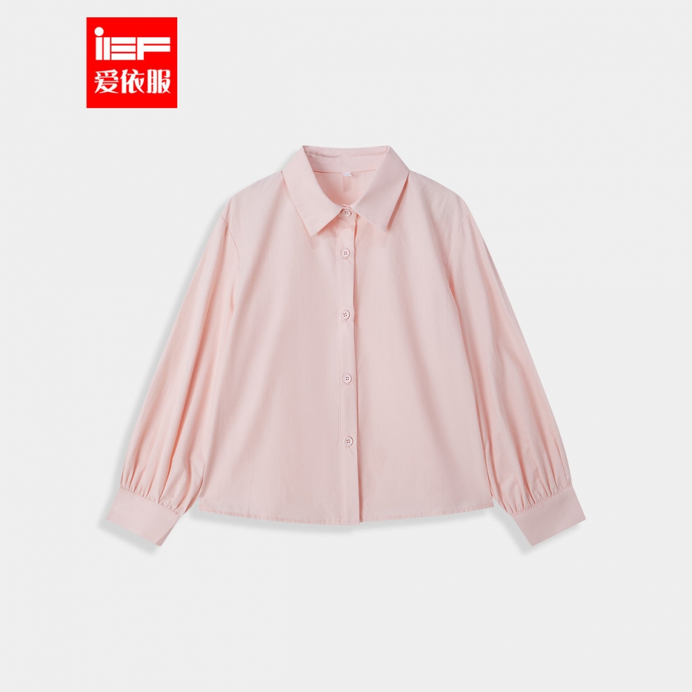 MINIIEF【爱依服童装】2025秋季新款甜美休闲百搭女童衬衫上衣