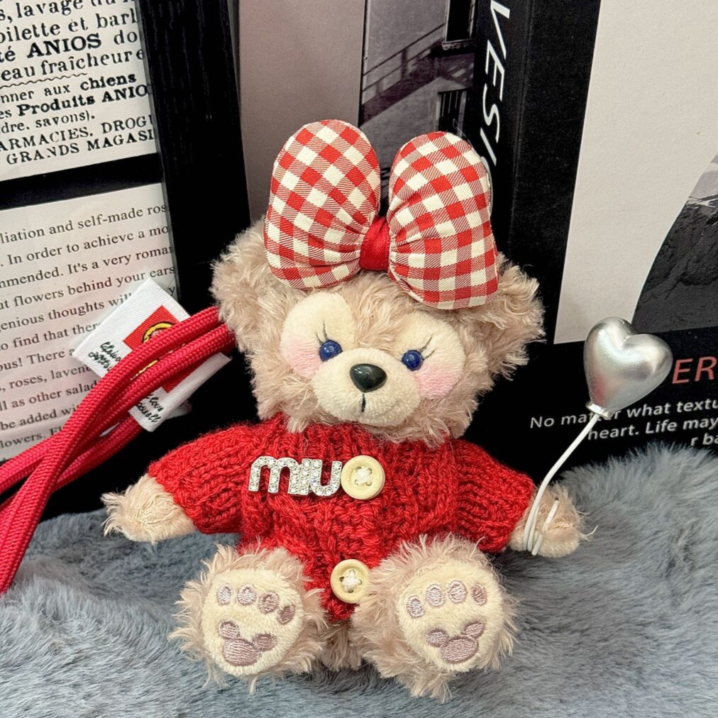 雪莉玫包包挂件毛绒玩偶公仔挂饰