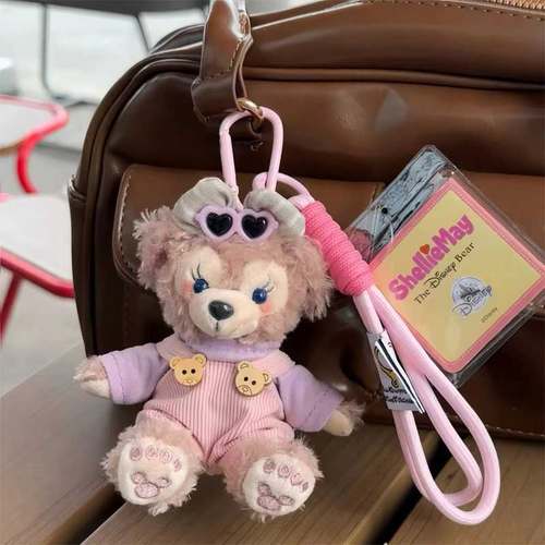 雪莉玫挂件毛绒玩偶达菲熊包挂饰