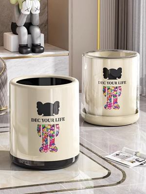 【耐用10年不会坏】高颜值垃圾桶