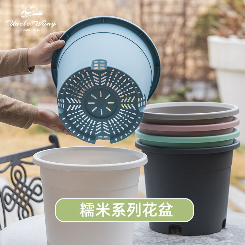 种花王大爷糯米花盆绣球月季花卉控根透气透水防烂根树脂简约时尚,鲜花速递/花卉仿真/绿植园艺,花盆,淘宝优惠券,粉丝福利购,淘宝优惠卷