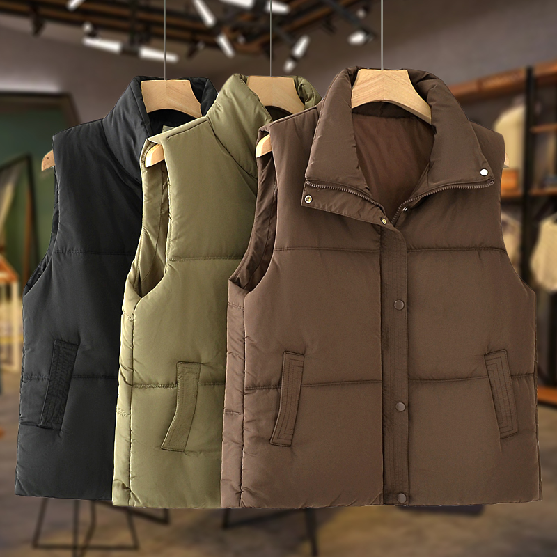 220斤大码棉马甲加厚保暖背心