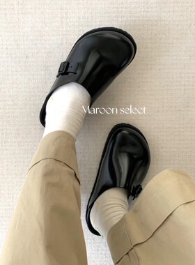 【8折现货】 Birkenstock1774 25秋冬 勃肯银扣皮革凉拖鞋