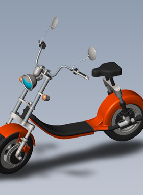 简易小电摩三维图纸01200825