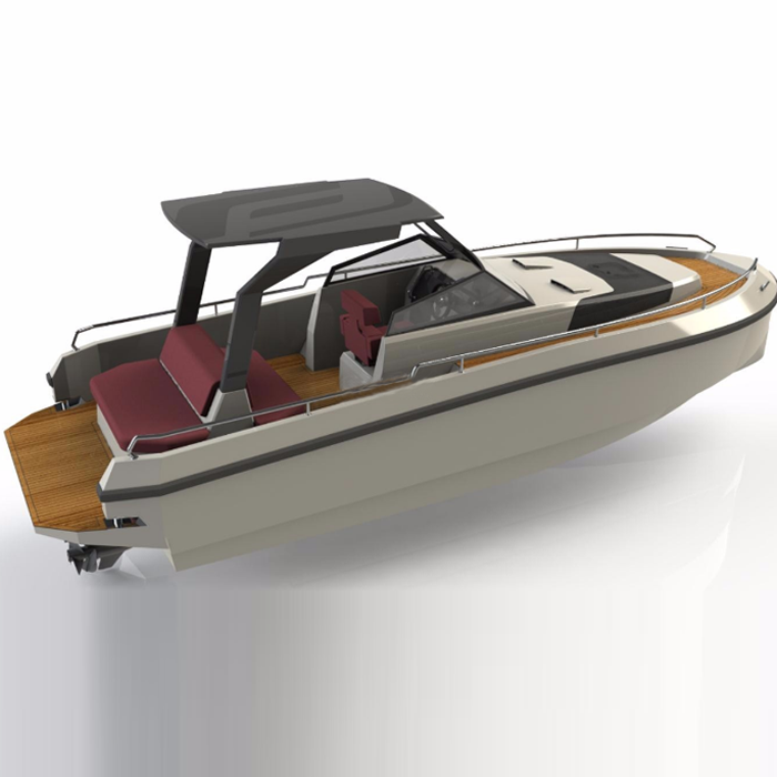 漂亮快艇制作模型图纸01200908