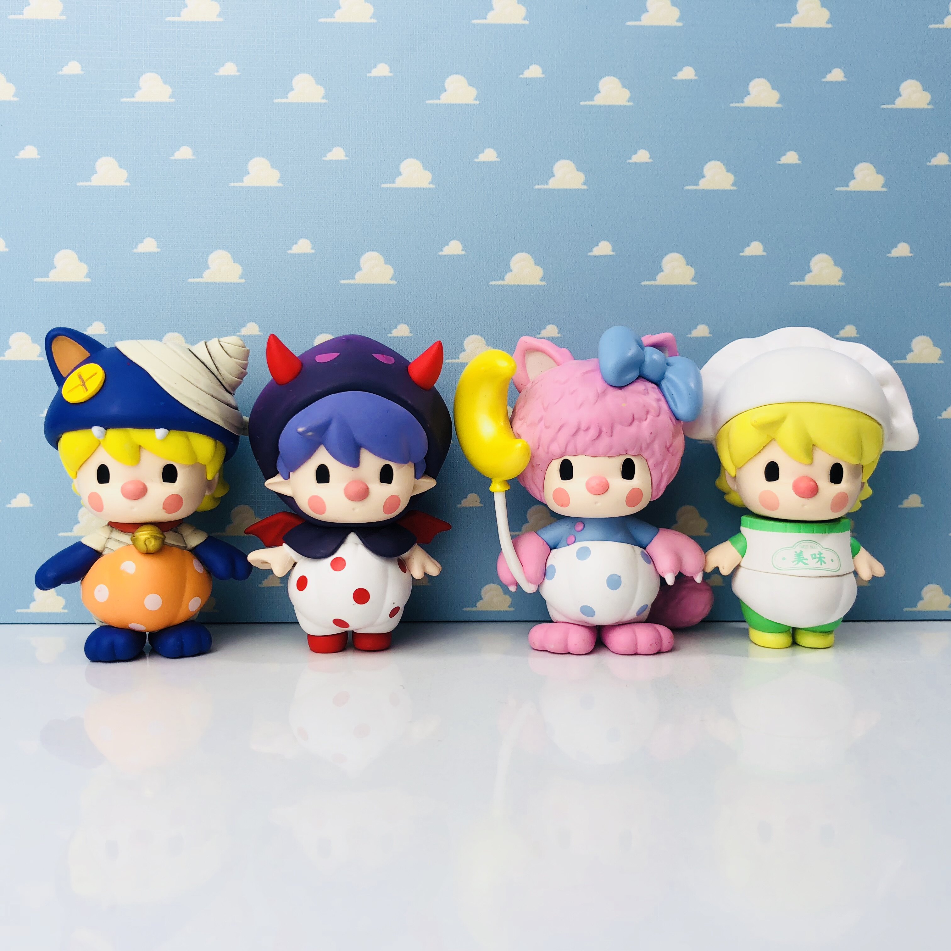 正版popmart精品泡泡玛特小甜豆百变精怪系列万圣节公仔手办摆件