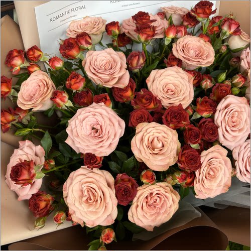 鲜花花束玫瑰花云南直发昆明基地配送生日家用洛神卡布奇诺情人节