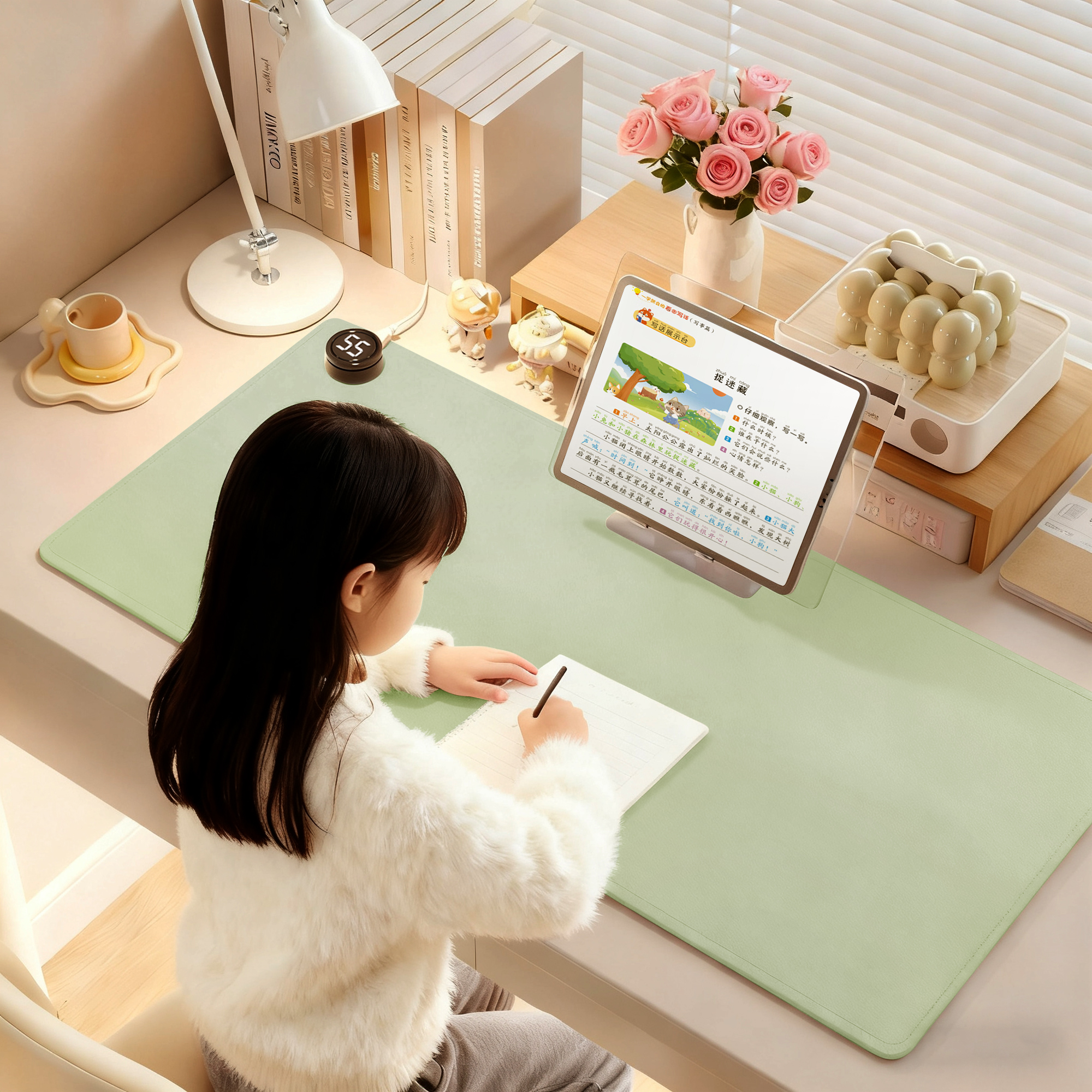 【防蓝光速暖手】护眼加热鼠标垫