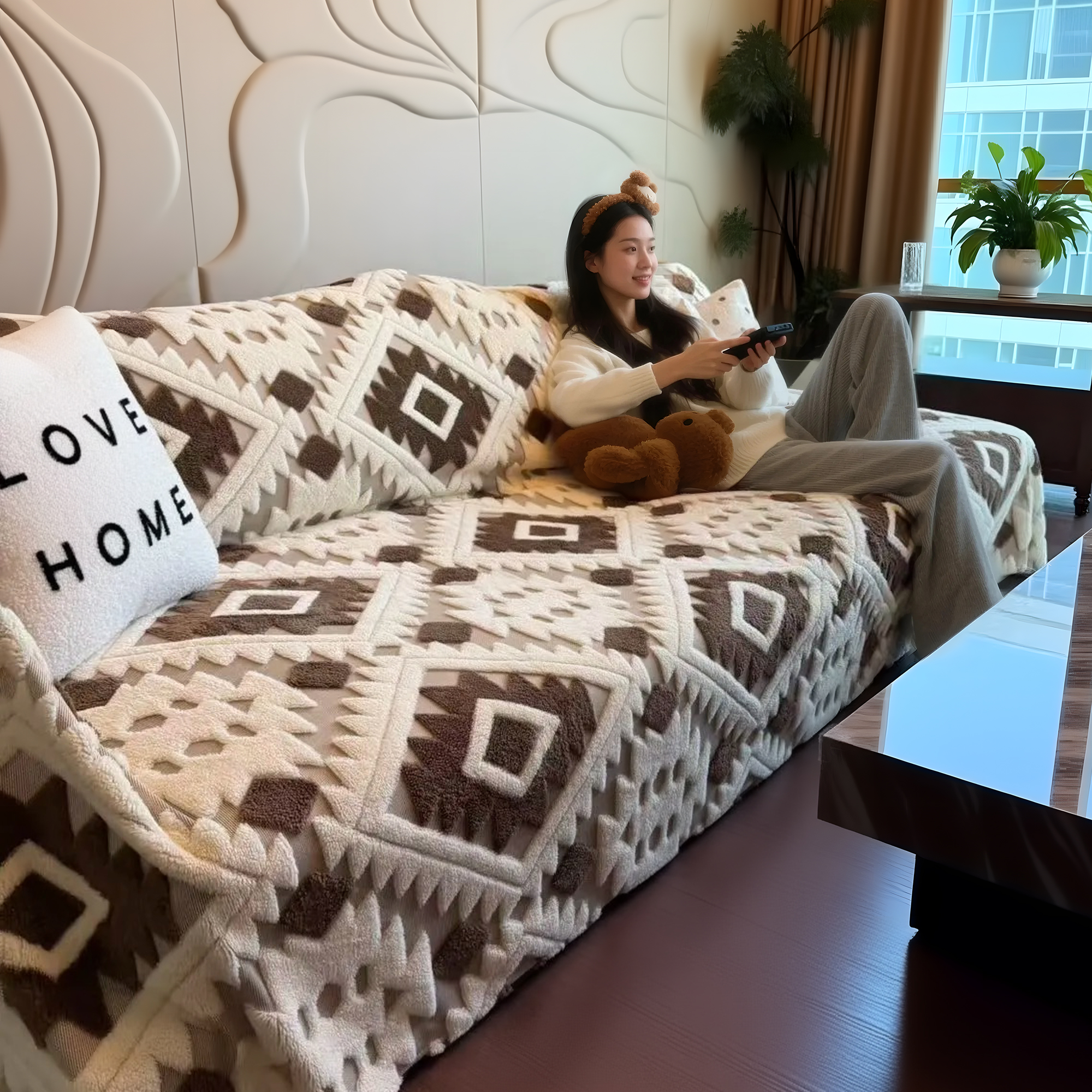 【小红书】种草的沙发巾