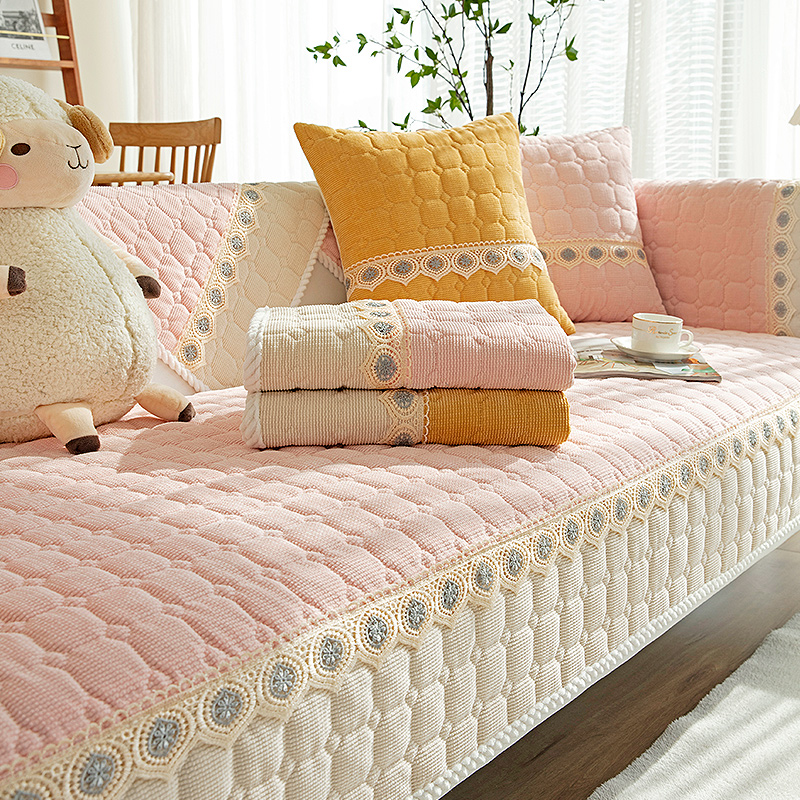 冬季加厚灯芯绒沙发垫防滑坐垫子