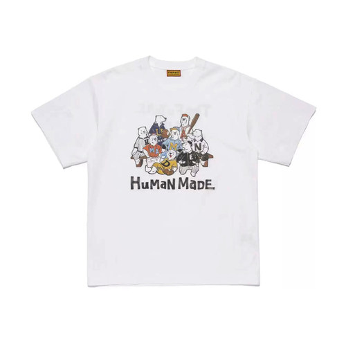 现货HUMAN MADE GRAPHIC T-SHIRT 26SS竹节棉短袖T恤男女款情侣t
