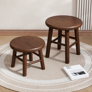 实木小凳子简约茶几小板凳家用矮凳圆凳小木凳小椅子客厅木凳子