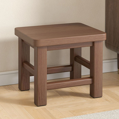 实木小凳子家用矮凳方凳小板凳木质换鞋凳简约圆凳网红客厅木凳子