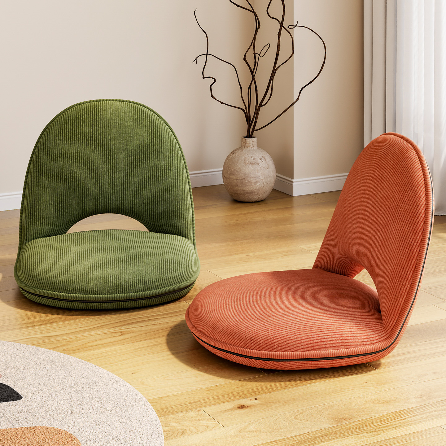 榻榻米座椅沙发靠背椅卧室飘窗椅坐垫客厅阳台单人小沙发懒人沙发