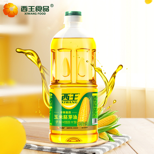 西王玉米胚芽油1L 物理压榨食用烘焙植物油 约重1.8斤 瓶