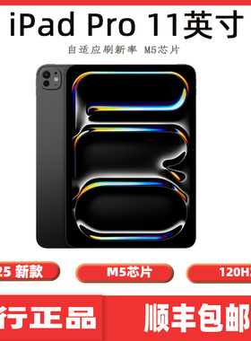 Apple/苹果 11 英寸 iPad Pro (2025) 平板电脑 M5芯片