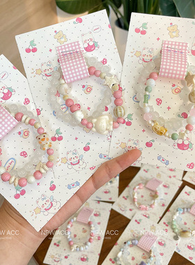 创意手工珠串夏季多巴胺海星手链