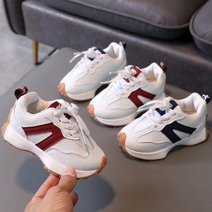 5岁女童老爹鞋 儿童运动鞋 防踢1 皮面球鞋 现货 男孩新款