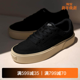 低帮反硫化错版 鞋 板鞋 EQLZ官方 黑色休闲鞋 男款 无中生有 FAULT