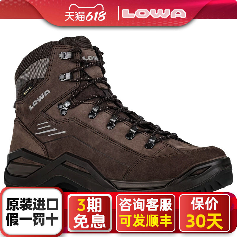 LOWA男士中帮登山鞋RENEGADE EVO GTX耐磨舒适越野鞋徒步鞋311917