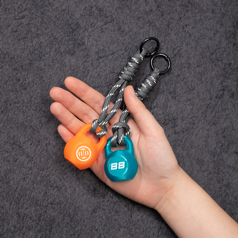 LUXIAOJUN迷你壶铃挂件钥匙扣背包小挂饰健身装饰周边吕小军