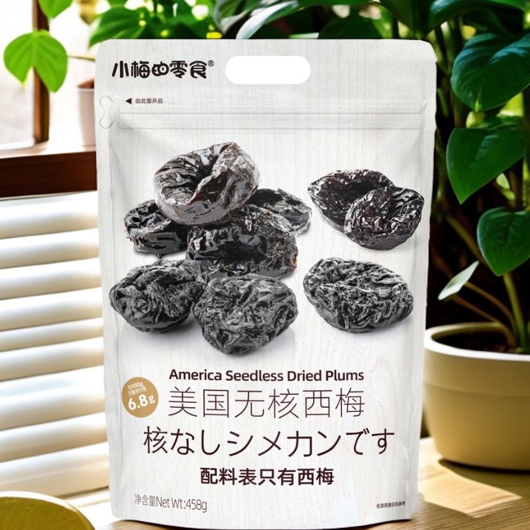 小梅的零食美国无核大西梅果肉厚实配料表干净只有西梅458g