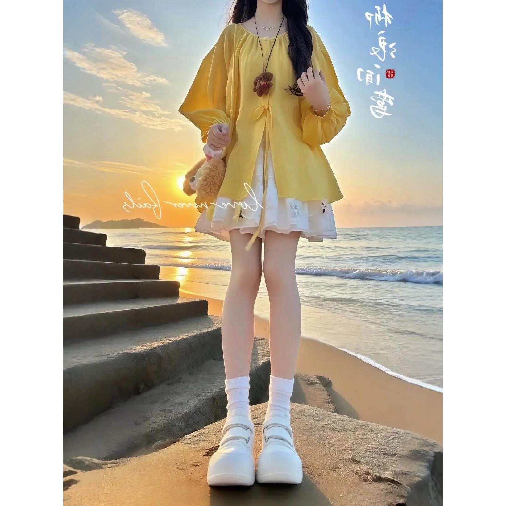 裙子穿超火一整套衬衫早春流行女2026新款套装MM巨减龄好看微胖搭