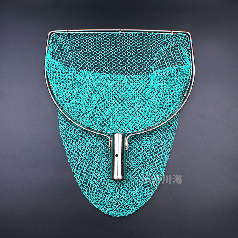 不锈钢网兜抄网头实心平头