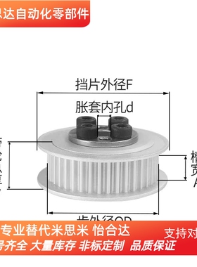 EBY05-S3M100-40-E-d8/d10 EBY15-S3M150-40-F-d8 胀紧套同步带轮