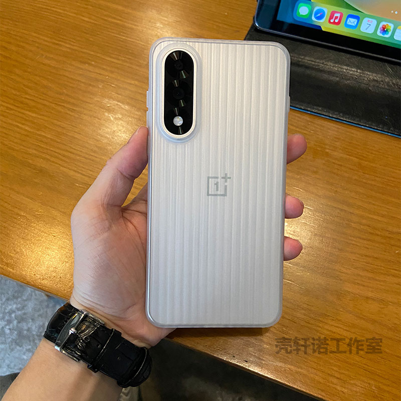 适用一加Ace5至尊版手机壳1+ace5至尊版瓦楞纹磨砂pp硬壳全包oneplusAce5至尊版防摔男女ultra透明外壳高级感