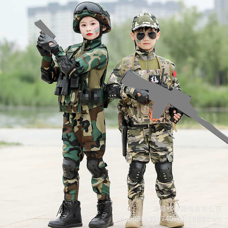 儿童迷彩服套装男童蛙服短袖幼儿园夏令营特种兵户外中学生军训服,童装/婴儿装/亲子装,儿童演出服,淘宝优惠券,粉丝福利购,淘宝优惠卷