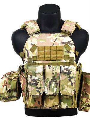 儿童6094战术背心防刺真人cs多功能特种兵防弹背衣作战马甲防暴可