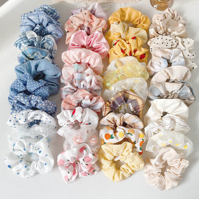 SET JK Большой -Neestine Hair Circle Academy Feng Девушка милая голова веревка мертвые толстые кишечные волосы кружок простые волосы кружок